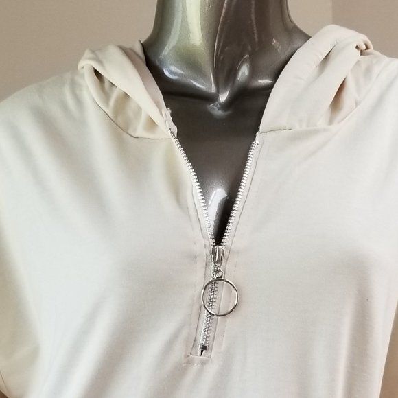 Beige Hoodie - with Free Gift - Picture 3 of 3